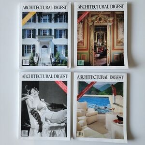 1986 Architectural Digest Magazines Christmas Gift Idea Decor Interior Design‎ 4